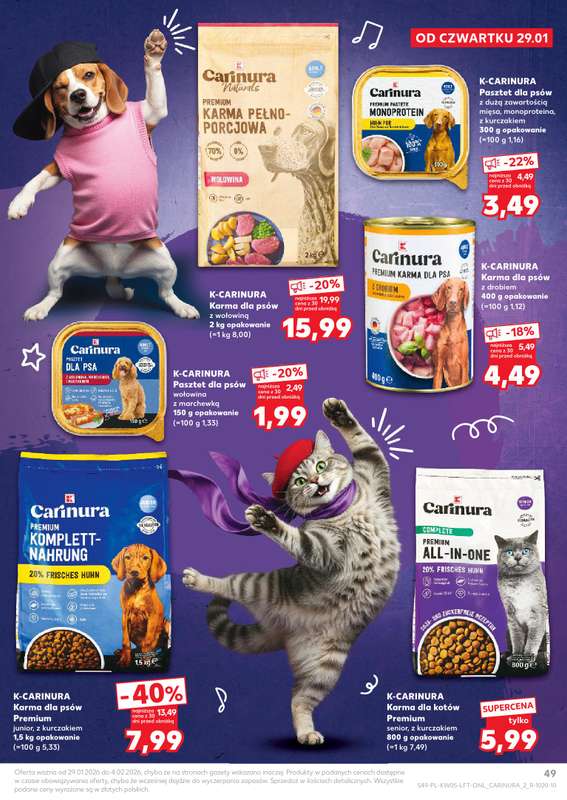 Kaufland - gazetka promocyjna Oferta Kaufland od czwartku 29.01 do środy 04.02 - strona 49