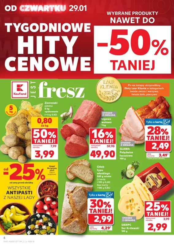 Kaufland - gazetka promocyjna Oferta Kaufland od czwartku 29.01 do środy 04.02 - strona 4