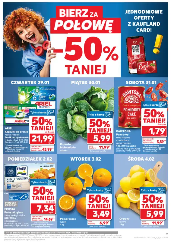 Kaufland - gazetka promocyjna Oferta Kaufland od czwartku 29.01 do środy 04.02 - strona 9