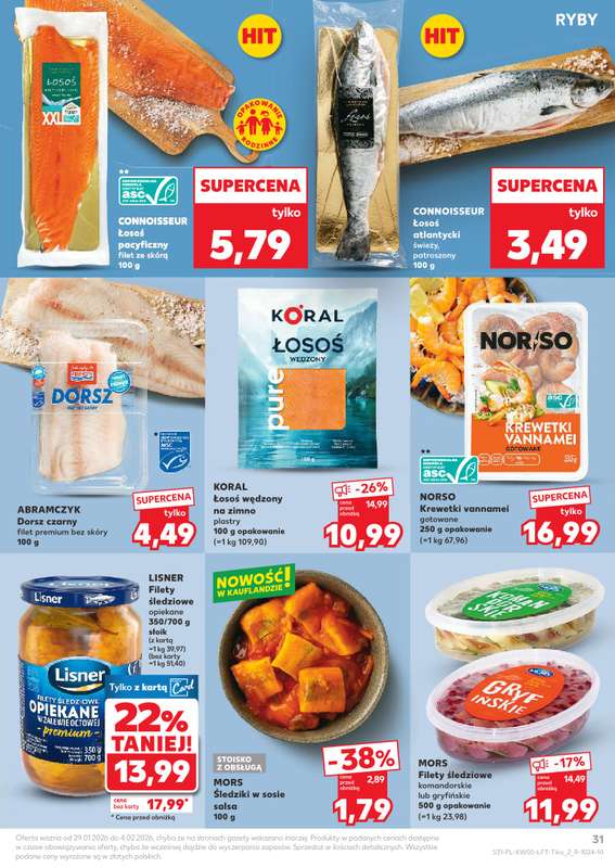 Kaufland - gazetka promocyjna Oferta Kaufland od czwartku 29.01 do środy 04.02 - strona 31