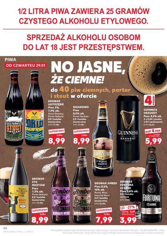 Kaufland - gazetka promocyjna Oferta Kaufland od czwartku 29.01 do środy 04.02 - strona 40
