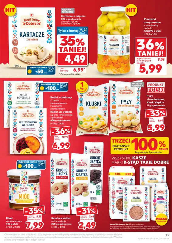 Kaufland - gazetka promocyjna Oferta Kaufland od czwartku 29.01 do środy 04.02 - strona 13