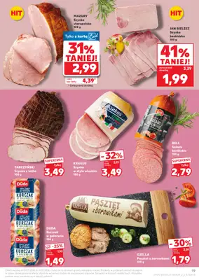 Kaufland - gazetka promocyjna Oferta Kaufland od czwartku 29.01 do środy 04.02 - strona 19