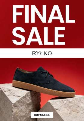 Ryłko - gazetka promocyjna Final Sale - kolekcja męska od wtorku 03.02 