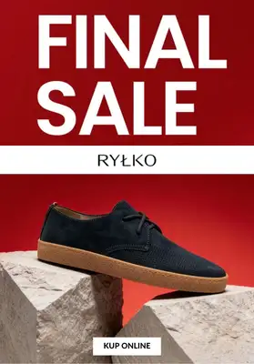Ryłko - gazetka promocyjna Final Sale - kolekcja męska od wtorku 03.02 