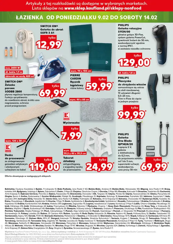Kaufland - gazetka promocyjna Oferta Kaufland - Non Food od czwartku 05.02 do soboty 14.02 - strona 23