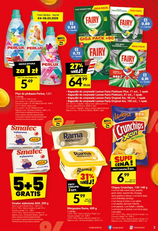 Twój Market - gazetka promocyjna Gazetka od środy 04.02 do wtorku 10.02 - strona 3