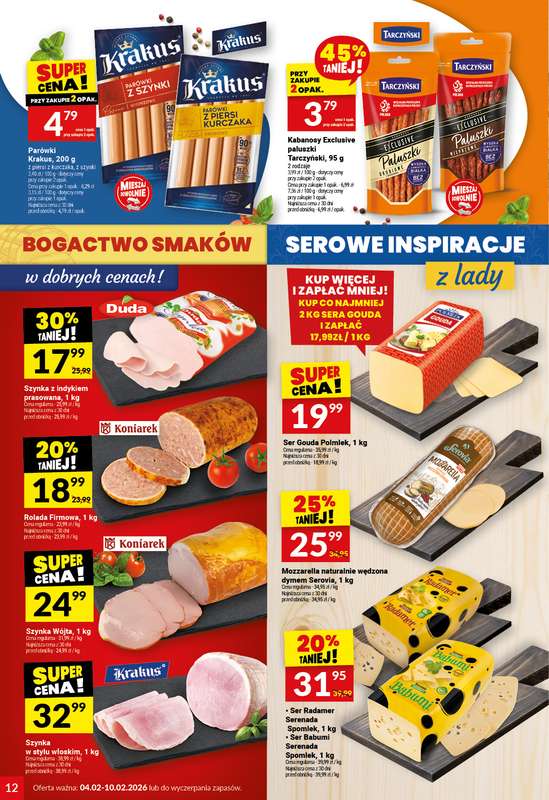 Twój Market - gazetka promocyjna Gazetka od środy 04.02 do wtorku 10.02 - strona 12