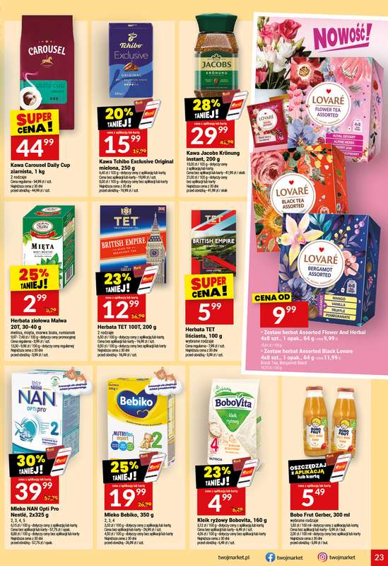 Twój Market - gazetka promocyjna Gazetka od środy 04.02 do wtorku 10.02 - strona 23