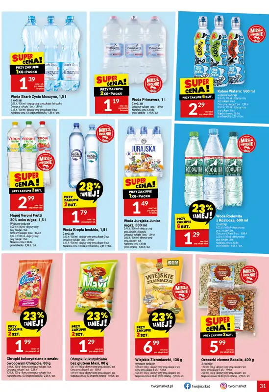 Twój Market - gazetka promocyjna Gazetka od środy 04.02 do wtorku 10.02 - strona 31