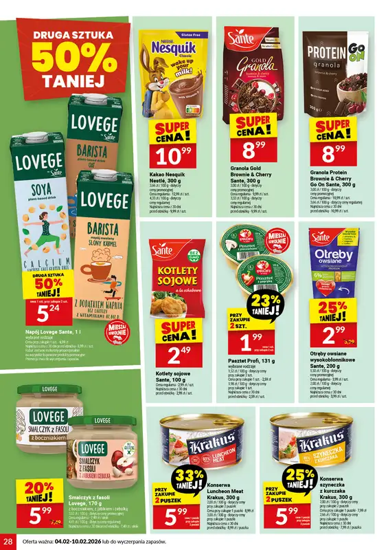 Twój Market - gazetka promocyjna Gazetka od środy 04.02 do wtorku 10.02 - strona 28