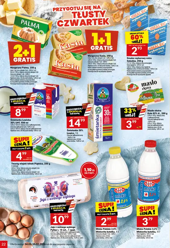 Twój Market - gazetka promocyjna Gazetka od środy 04.02 do wtorku 10.02 - strona 22