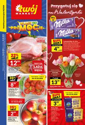 Twój Market - gazetka promocyjna Gazetka od środy 04.02 do wtorku 10.02