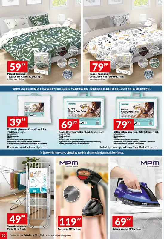 Twój Market - gazetka promocyjna Gazetka od środy 04.02 do wtorku 10.02 - strona 36