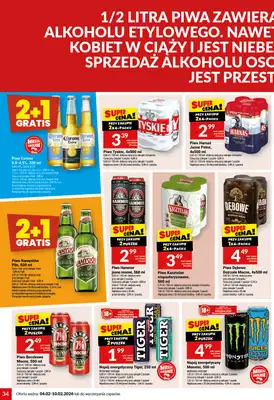 Twój Market - gazetka promocyjna Gazetka od środy 04.02 do wtorku 10.02 - strona 34