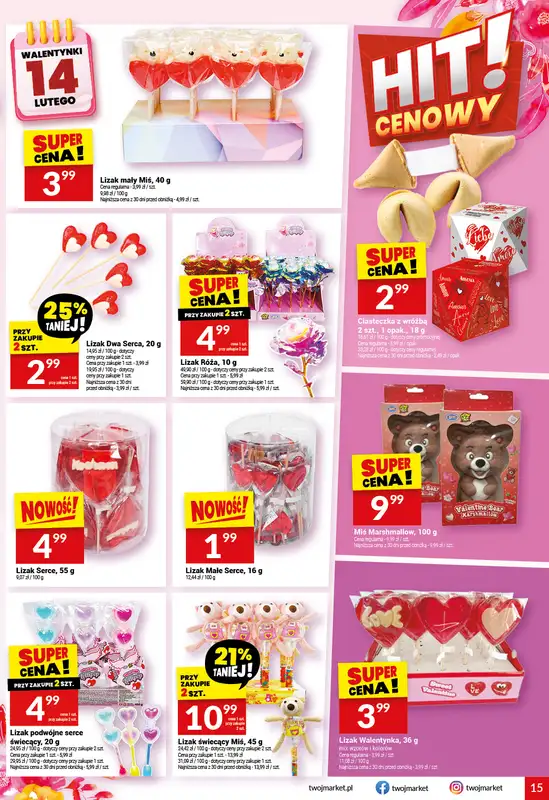 Twój Market - gazetka promocyjna Gazetka od środy 04.02 do wtorku 10.02 - strona 15