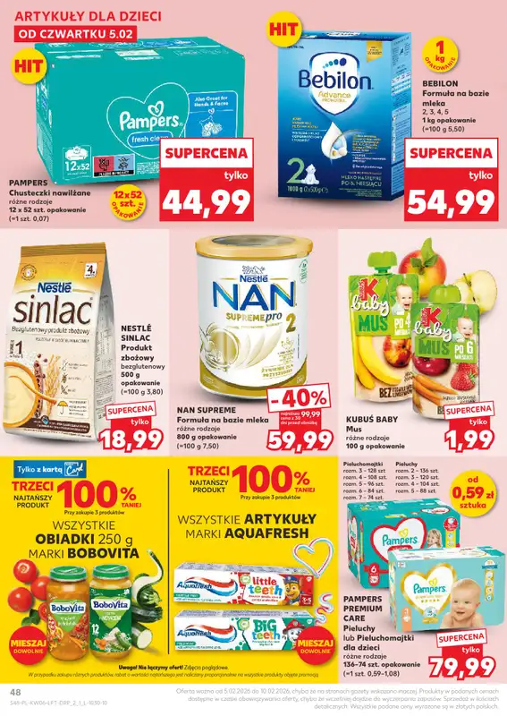 Kaufland - gazetka promocyjna Oferta Kaufland od czwartku 05.02 do wtorku 10.02 - strona 48