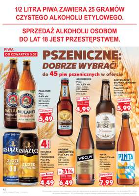 Kaufland - gazetka promocyjna Oferta Kaufland od czwartku 05.02 do wtorku 10.02 - strona 42