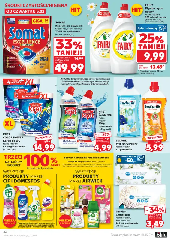 Kaufland - gazetka promocyjna Oferta Kaufland od czwartku 05.02 do wtorku 10.02 - strona 46