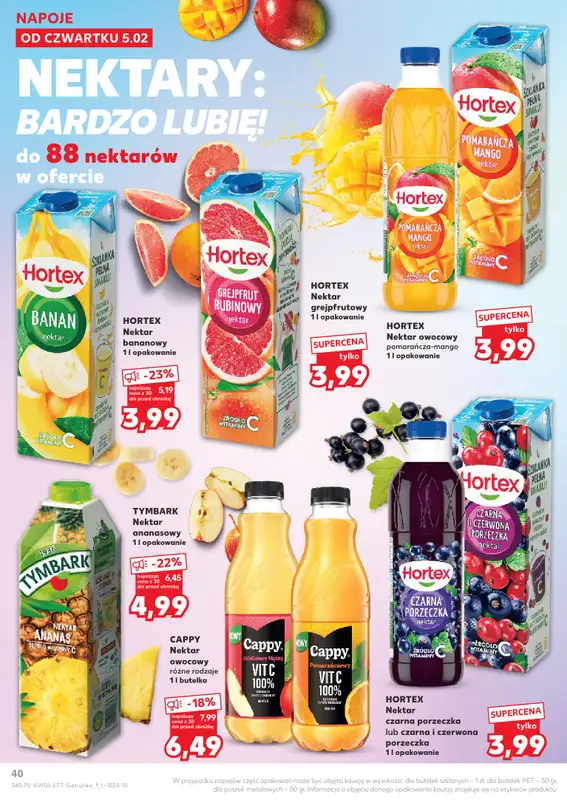 Kaufland - gazetka promocyjna Oferta Kaufland od czwartku 05.02 do wtorku 10.02 - strona 40