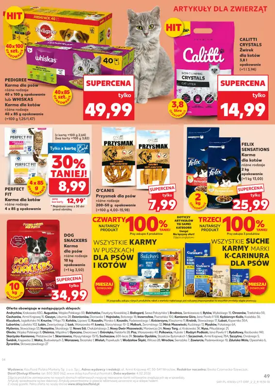 Kaufland - gazetka promocyjna Oferta Kaufland od czwartku 05.02 do wtorku 10.02 - strona 49