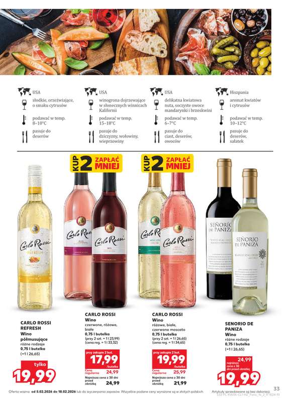 Kaufland - gazetka promocyjna Barek Kauflandu  do środy 18.02 - strona 33