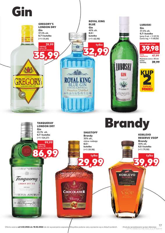 Kaufland - gazetka promocyjna Barek Kauflandu  do środy 18.02 - strona 17