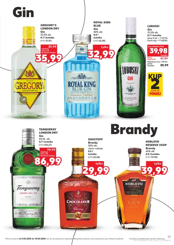 Kaufland - gazetka promocyjna Barek Kauflandu  do środy 18.02 - strona 17