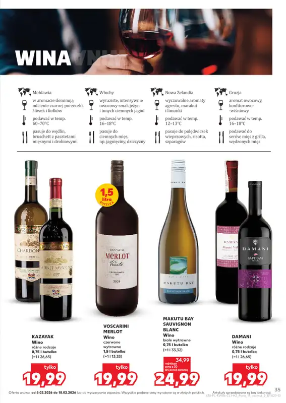 Kaufland - gazetka promocyjna Barek Kauflandu  do środy 18.02 - strona 35