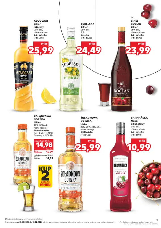 Kaufland - gazetka promocyjna Barek Kauflandu  do środy 18.02 - strona 7