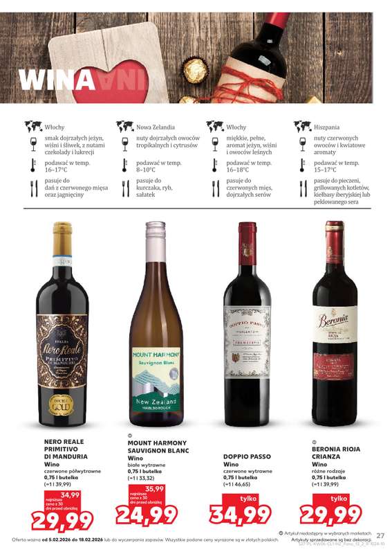 Kaufland - gazetka promocyjna Barek Kauflandu  do środy 18.02 - strona 27