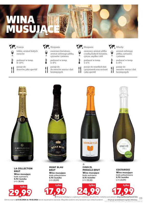 Kaufland - gazetka promocyjna Barek Kauflandu  do środy 18.02 - strona 23