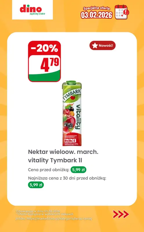 Dino - gazetka promocyjna Specjalna oferta na 03.02.2026 - promocje spoza gazetki od wtorku 03.02 do wtorku 03.02 - strona 9