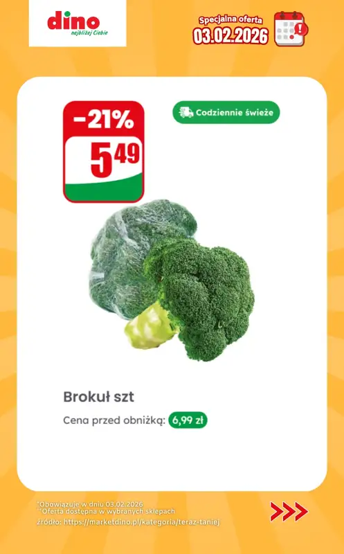Dino - gazetka promocyjna Specjalna oferta na 03.02.2026 - promocje spoza gazetki od wtorku 03.02 do wtorku 03.02 - strona 5