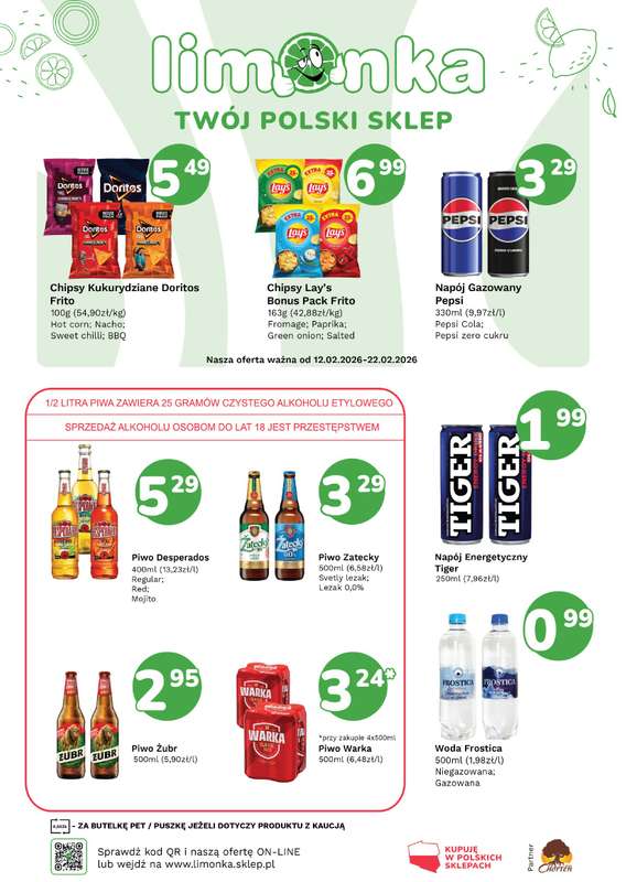 Limonka - gazetka promocyjna Plakaty promocyjne od czwartku 12.02 do niedzieli 22.02 - strona 2