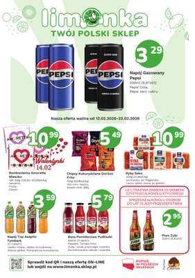 Limonka - gazetka promocyjna Gazetka od czwartku 12.02 do niedzieli 22.02