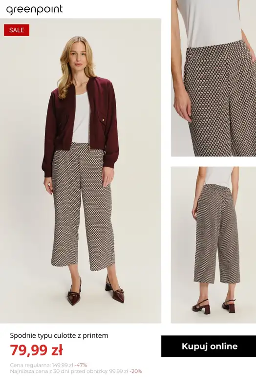 Greenpoint - gazetka promocyjna -20% na SALE przy zakupach za min. 99,99 zł od wtorku 03.02  - strona 10