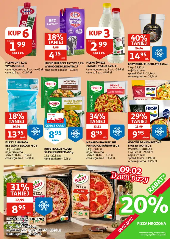 Auchan - gazetka promocyjna Gazetka Racibórz I Serduszko bije w rytmie promocji! od środy 04.02 do wtorku 17.02 - strona 17