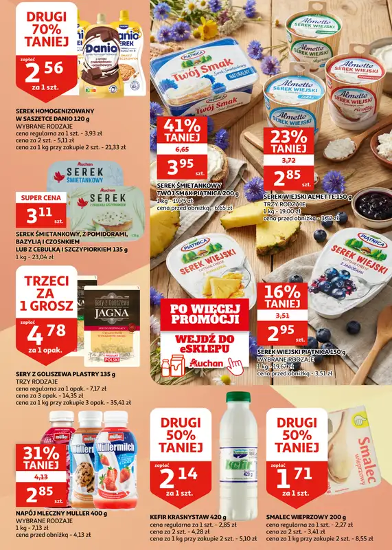 Auchan - gazetka promocyjna Gazetka Racibórz I Serduszko bije w rytmie promocji! od środy 04.02 do wtorku 17.02 - strona 16