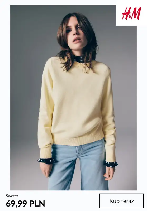 H&M - gazetka promocyjna Damskie swetry i kardigany od wtorku 03.02  - strona 3