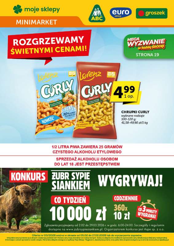 Euro Sklep - gazetka promocyjna Gazetka Minimarket  do wtorku 17.02