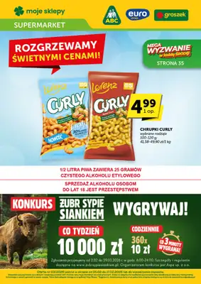 Groszek - gazetka promocyjna Gazetka Supermarket  do wtorku 17.02