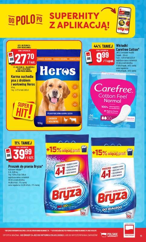 POLOmarket - gazetka promocyjna Gazetka od środy 04.02 do wtorku 10.02 - strona 11