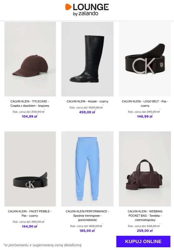 Lounge by Zalando - gazetka promocyjna Do -78% Calvin Klein – Kobiety od wtorku 03.02 do piątku 06.02 - strona 4