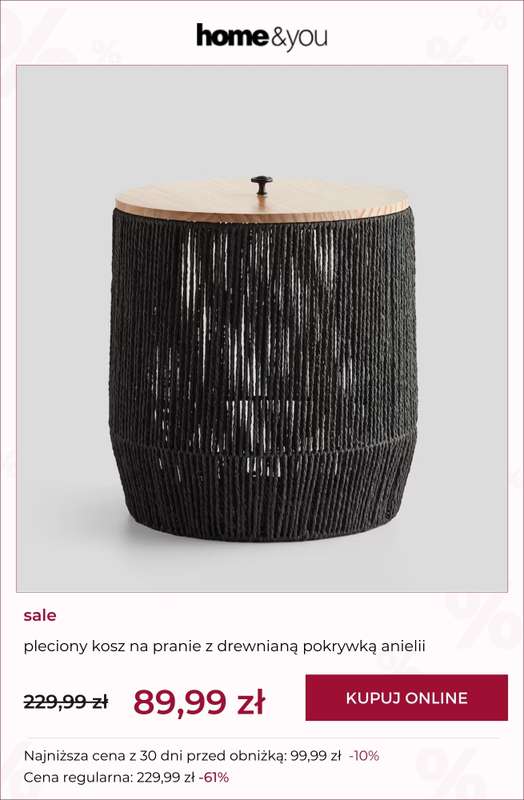 home&you - gazetka promocyjna Do -90% SALE od wtorku 03.02 do niedzieli 08.02 - strona 9