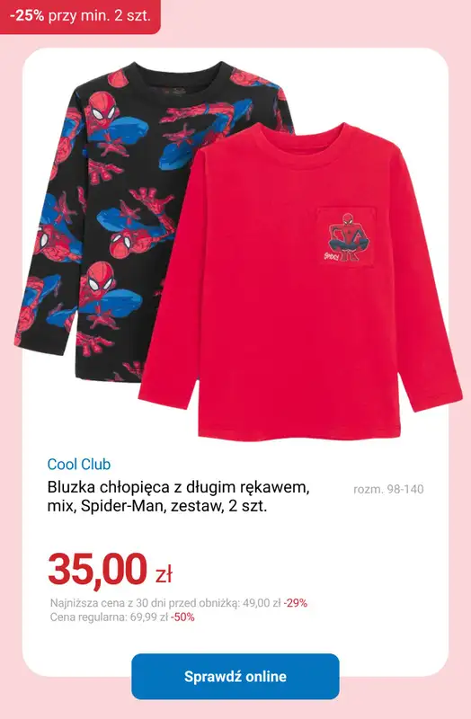 Smyk - gazetka promocyjna Dodatkowe -25% na WYPRZEDAŻ przy min. 2 szt. od wtorku 03.02 do środy 04.02 - strona 4