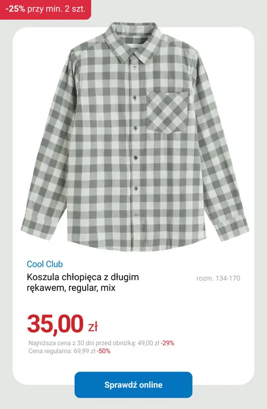 Smyk - gazetka promocyjna Dodatkowe -25% na WYPRZEDAŻ przy min. 2 szt. od wtorku 03.02 do środy 04.02 - strona 12