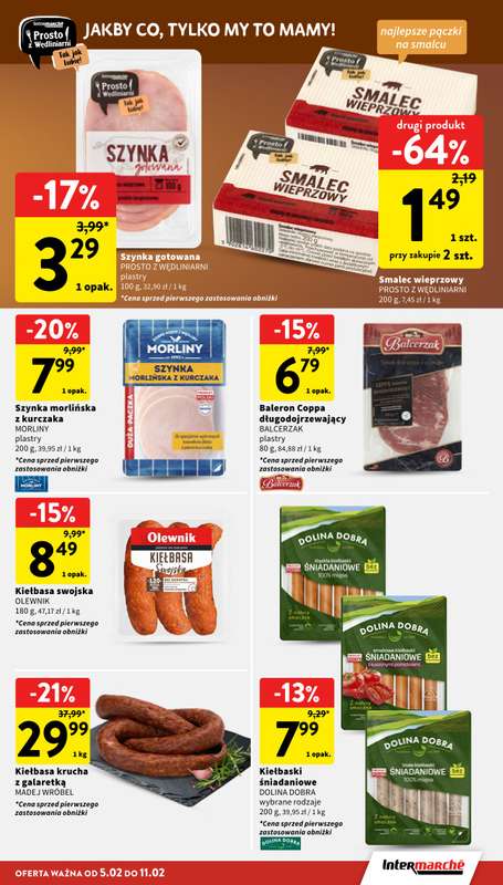Intermarche - gazetka promocyjna Gazetka od czwartku 05.02 do środy 11.02 - strona 15