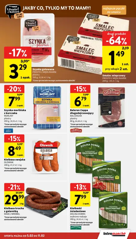 Intermarche - gazetka promocyjna Gazetka od czwartku 05.02 do środy 11.02 - strona 15