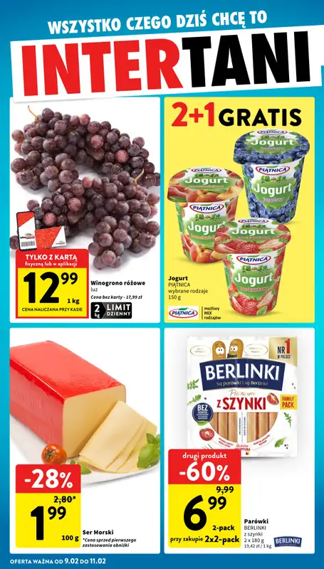Intermarche - gazetka promocyjna Intertani start tygodnia   - strona 2